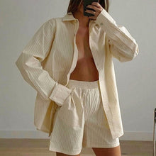 Load image into Gallery viewer, Pinstripe Lounge Set