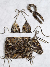 Load image into Gallery viewer, 4 Piece Swirl Bikini Set
