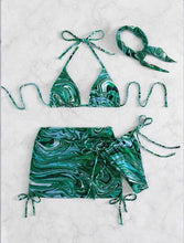 Load image into Gallery viewer, 4 Piece Swirl Bikini Set
