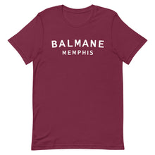 Load image into Gallery viewer, BALMANE MEMPHIS Tee - white letter (unisex)
